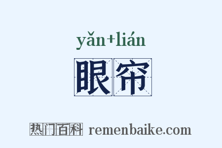 眼帘是什么意思的图片